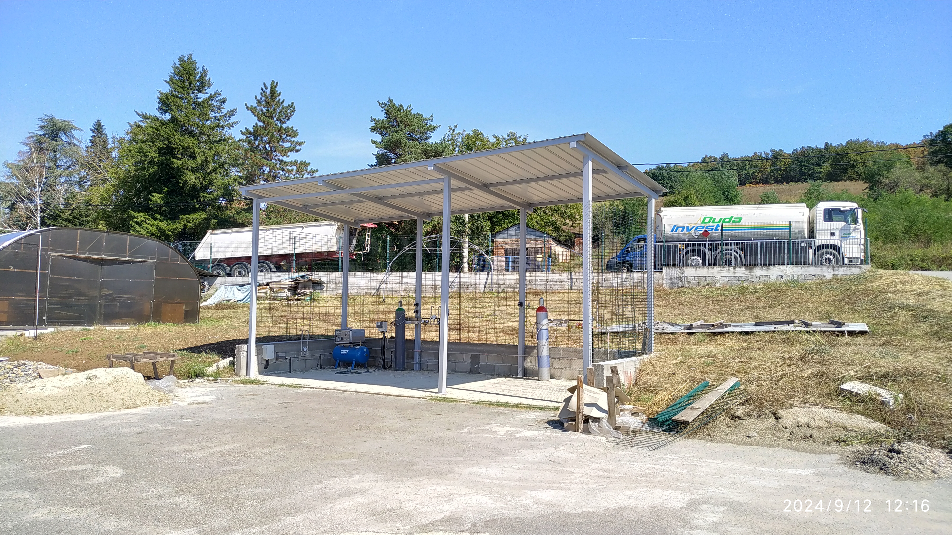 Argon–Hydrogen Gas Mixing System